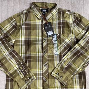 Duluth Trading Co. Button Down Plaid Shirt